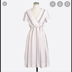 NWT J.Crew striped cotton dress